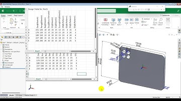Design Table - Tính năng tạo nhiều configuration trong Solidworks nhanh chóng