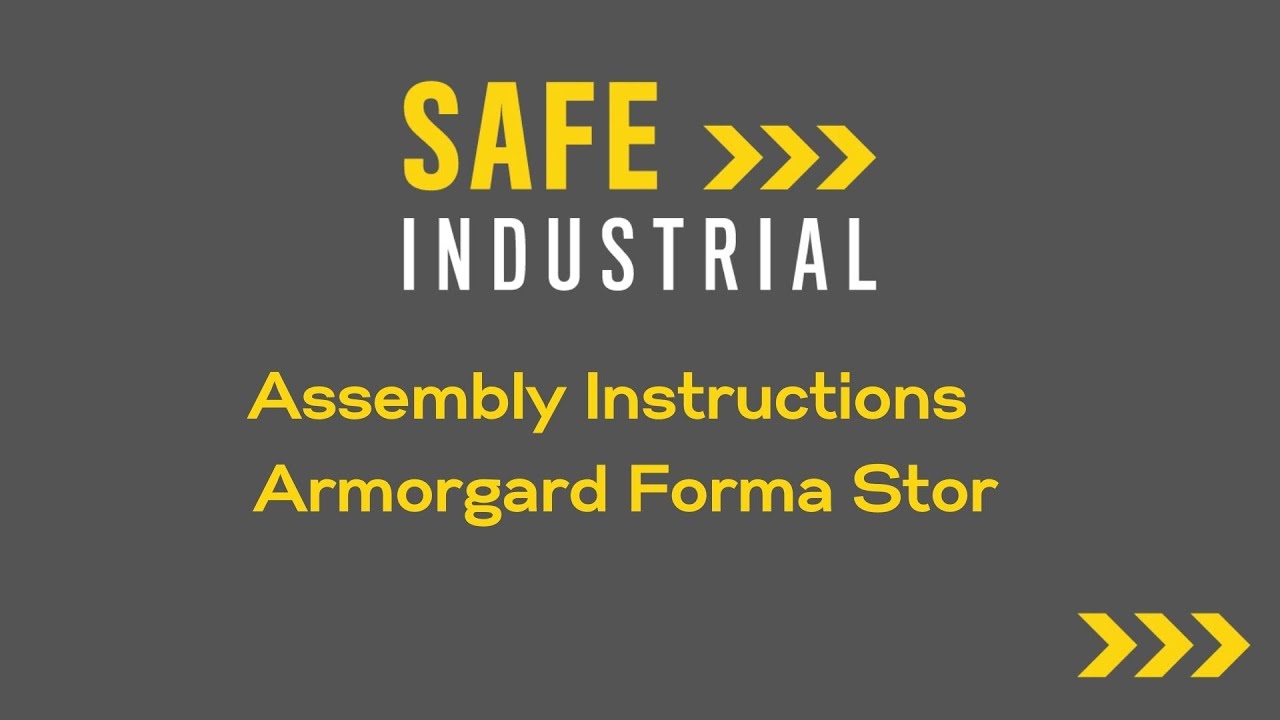 How To Assemble The Armorgard FormaStor