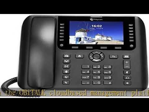 OBi2182 WiFi VOIP Phone with Power Adapter - 12-Line Cloud-Managed