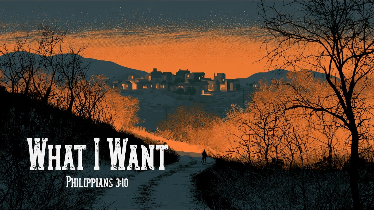 What I Want: Philippians 3:10