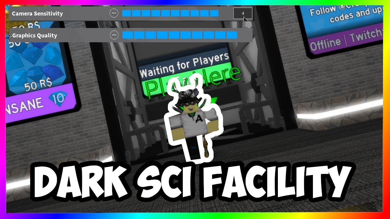 Funny Dark Sci Facility Max Sensitivity Roblox Fe2 Map Test Youtube - roblox fe2 map test id for dark sci facility