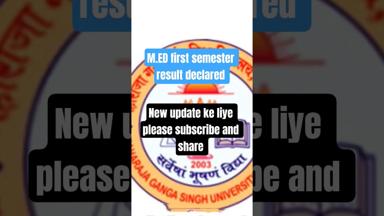 mgsu bikaner result first semester 