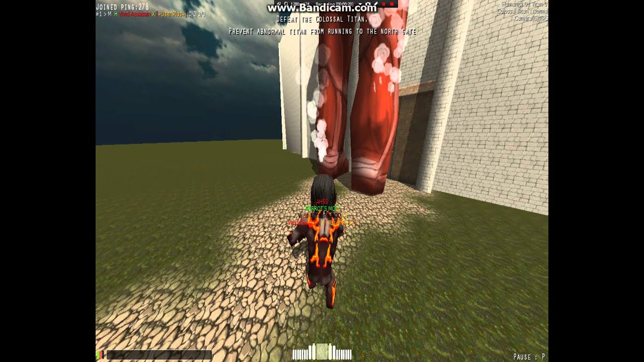 วิธีฆ่าไททัน60เมตรแบบใช้มอด vivid assassin v.5