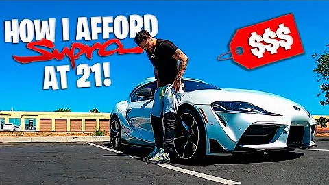 HOW I AFFORD MY MK5 SUPRA AT 21!! #supra