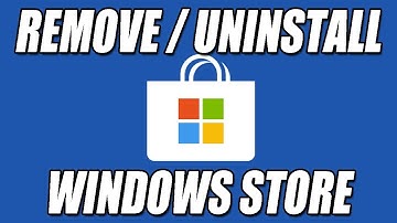 How To Remove The Windows Store | Windows 10 Uninstall The Windows Store 2018