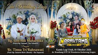 Live Stream Wedding Leo & Tinna | Campursari NARUTAMA MUSIC | Putra BAP AUDIO | HVS SRAGEN 5 - Malam