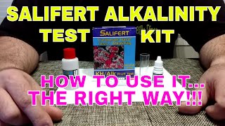 alkalinity test kit saltwater