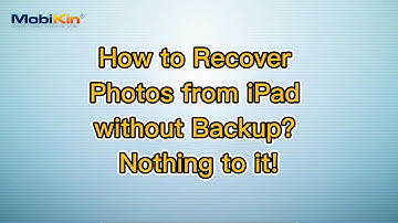 How to Recover Photos from iPad without Backup? Nothing to it