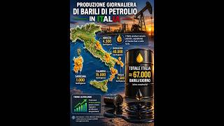 Produzione e consumi di petrolio in Italia