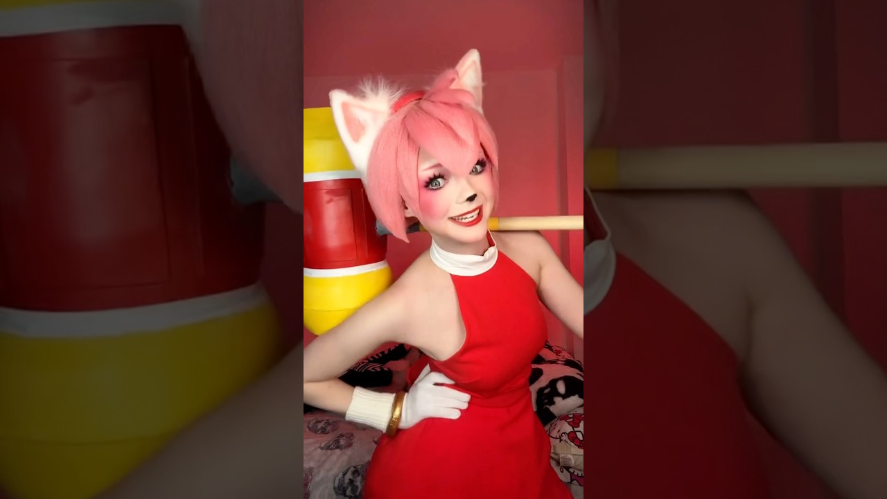 Keep Up, Amy’s too fast!! ~ Sonic Cosplay #amyrose #sonic #sonicthehedgehog #cosplay