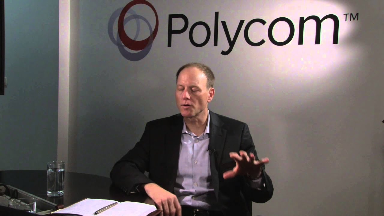 Polycom's Jim Kruger interview - video conferencing as a service and Web RTC