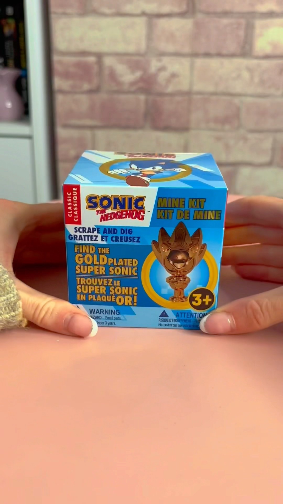 [ASMR] UNBOXING A *NEW* MYSTERY SONIC DIG KIT!!?⛏️✨⁉️ (GOLDEN SONIC HUNT!???) #Shorts