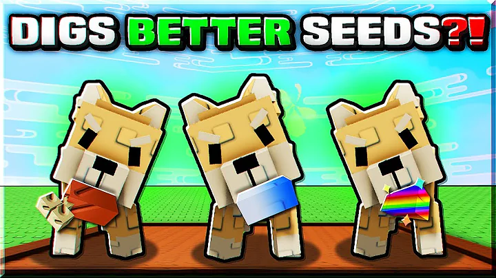 Using Only Seeds My SHIBA INU DIGS UP! (BETTER SEEDS?) | Grow a Garden