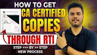 How To Get Ca Certified Copy Through Rti?