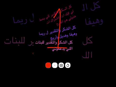 الشكر والتقدير ريما وهيفاء وهديل وأريج أعشقهم بنات عماتي ذولي ما استغنى عنهم لو