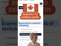 Express Entry 🇨🇦 draw Canada #иммиграция #canadaimmigration