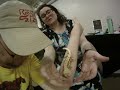 Jaydog Holds A Orange Dalmatian Lily Gecko