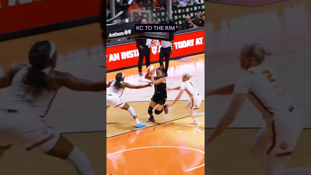 Kaitlyn Chen Goes Right at the Basket! 🔥💪 #wnba #goldenstatevalkyries #shorts