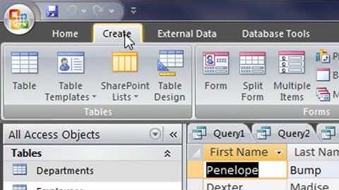 Parameters in queries and reports Access 2007