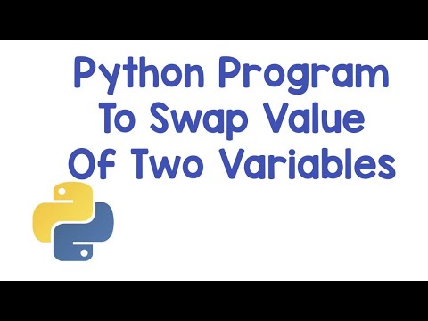 Python program to swap values of two variable//python programming ...