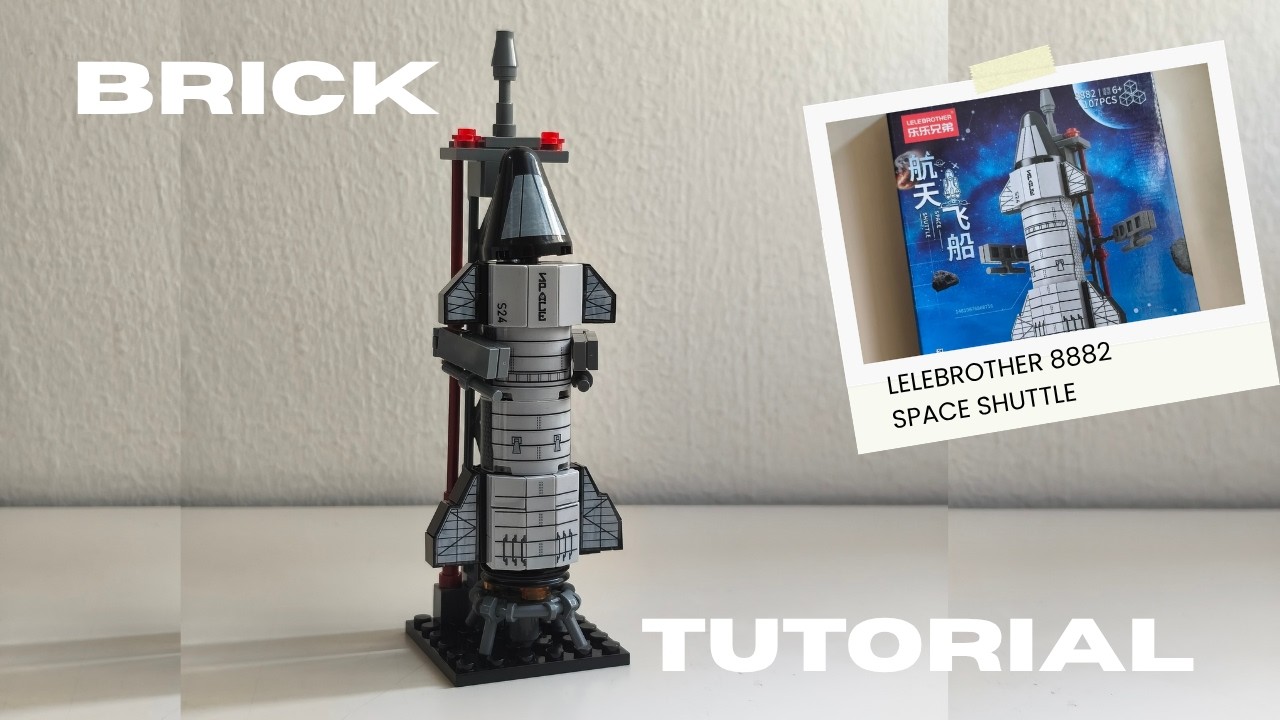 How to Build LELEBROTHER Space Shuttle (Code: 8882) Step-by-Step