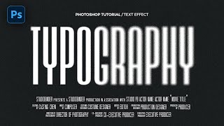 Cinematic Text Effect in Photoshop for BEGINNERS!