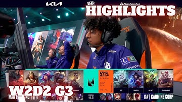 MDK vs KC - Highlights | Week 2 Day 2 LEC Spring 2024 | Mad Lions KOI vs Karmine Corp W2D2