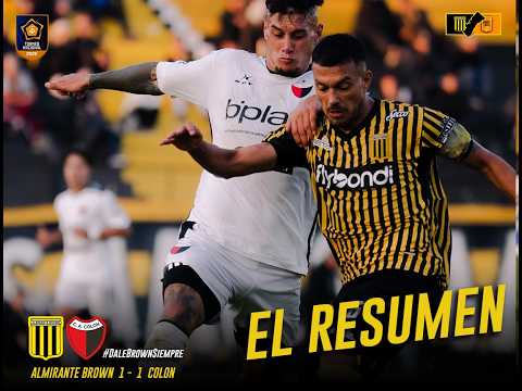 ALMIRANTE BROWN 1 - 1 COLON | EL RESUMEN | http://giganteoeste.blogspot.com