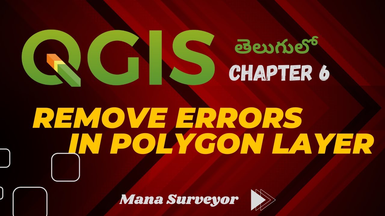 Remove Errors :: Topology Check in QGIS | 