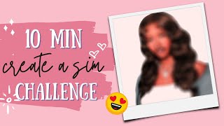 The Sims 4 | ⏱️10 MINTUE CAS CHALLENGE + LINKS✨
