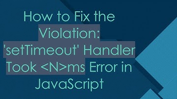 How to Fix the Violation: 