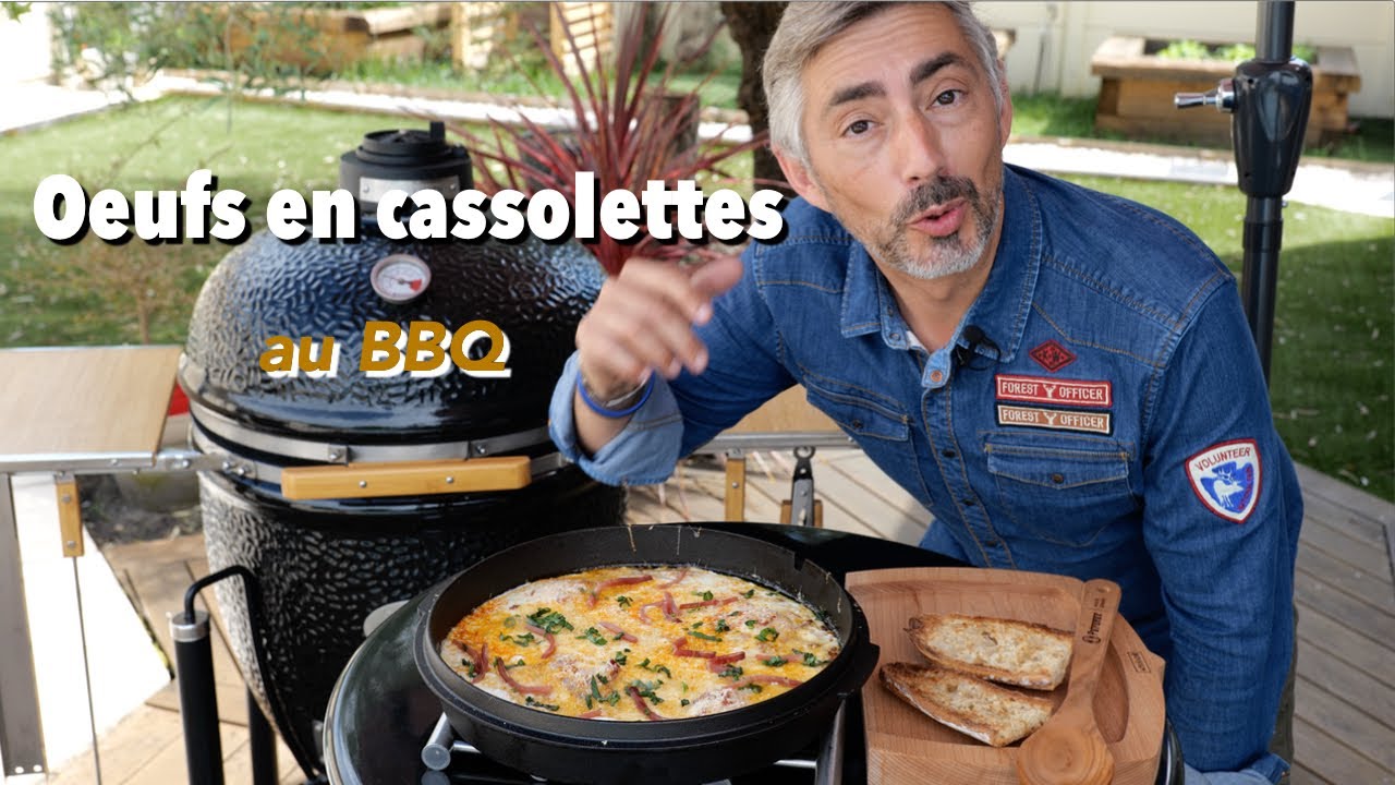 Oeufs en cassolettes au BBQ - Brunch inspiré de Steven Raichlen