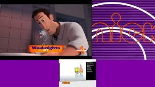 Nick On Cbs Split-Screen Credits Double Error July 2023, Fake