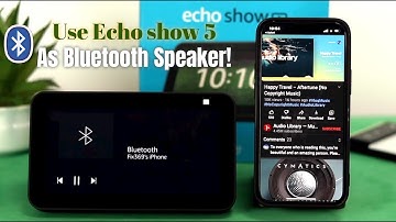 How To Use The Echo Show As a Bluetooth Speaker! [iPhone / Android]