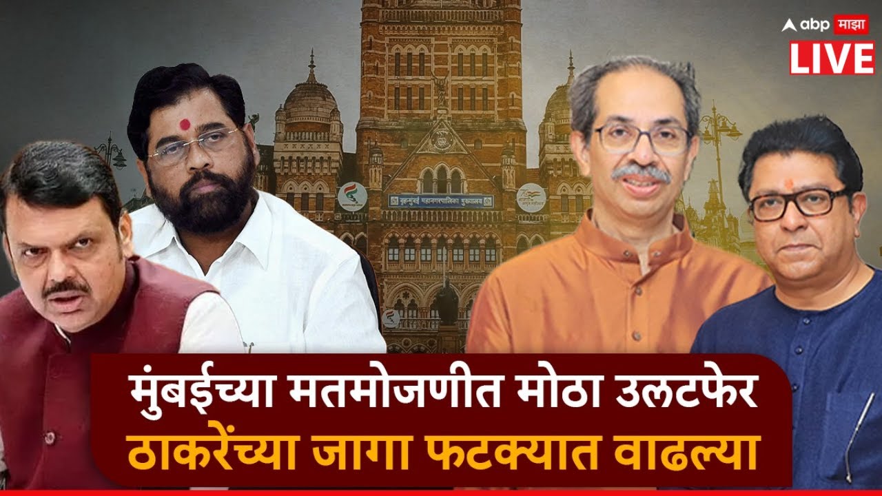 Mumbai BMC Election Results 2026 Live Updates | Thackeray Vs Mahayuti | Marathi News | ABP Majha