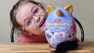 Zuru Rainbocorns Kittycorn Furry Tail Surprise