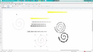 Corel Draw Tips & Tricks Text in a spiral Details