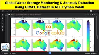 Global Water Storage Monitoring & Anomaly Detection using GRACE Dataset in GEE Python Colab