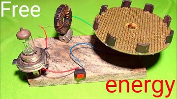 Hoe maak je thuis een gratis energiegenerator met twee gelijkstroommotoren | echte aur nep