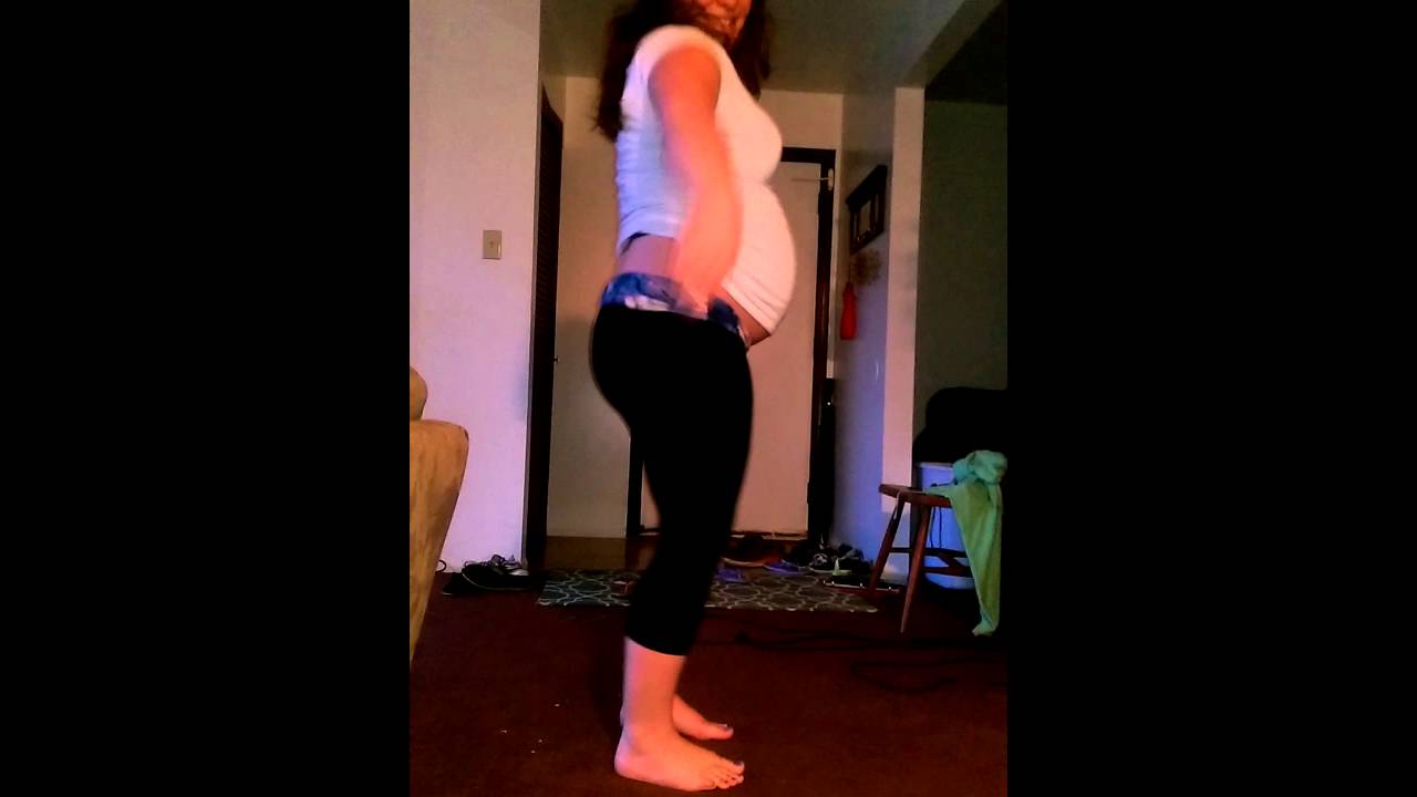 Funny pregnant woman dancing YouTube