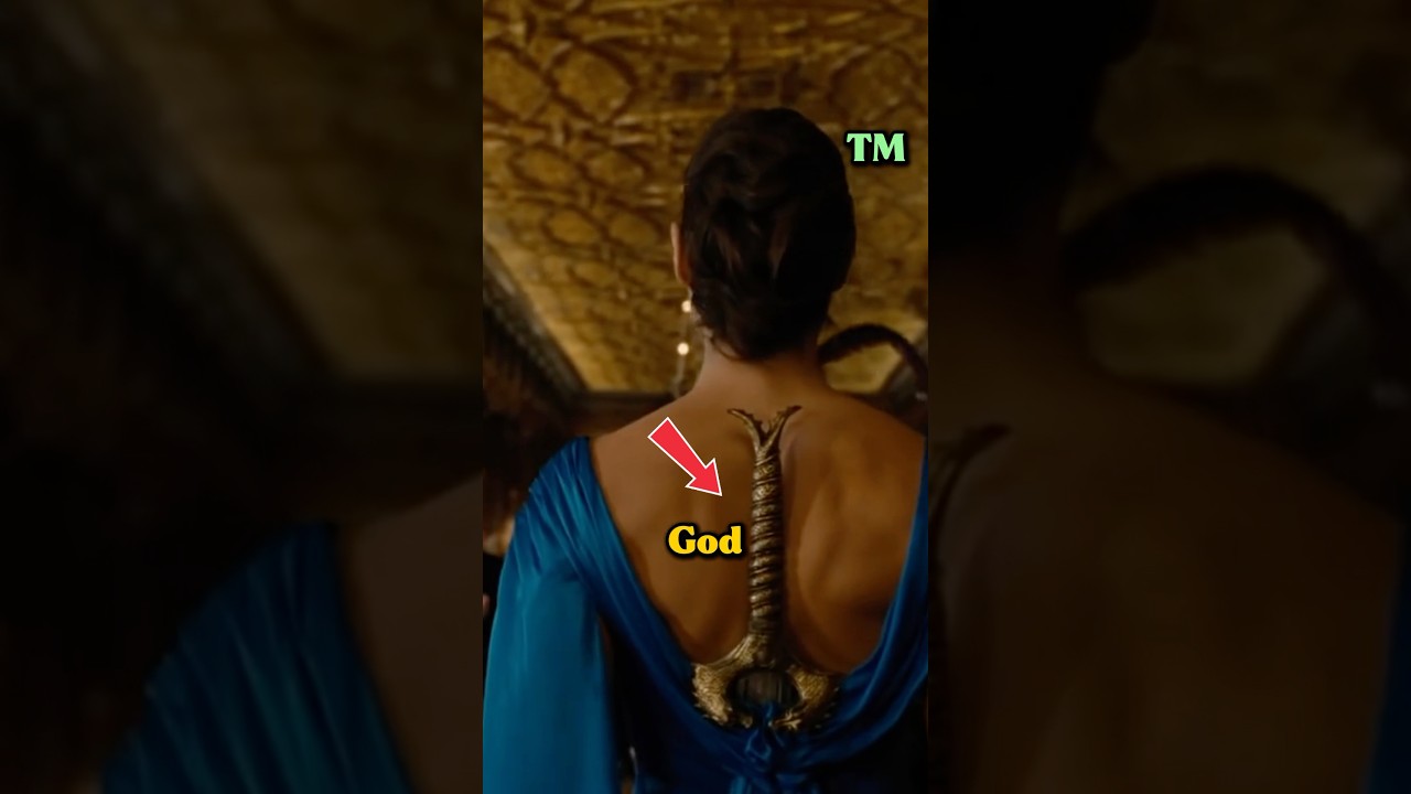 How did Wonder Woman not cut herself in half with a god-killing sword? 