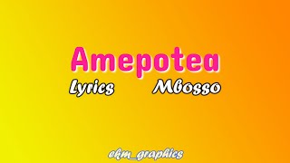 Amepotea - Mbosso (Lyric Video)