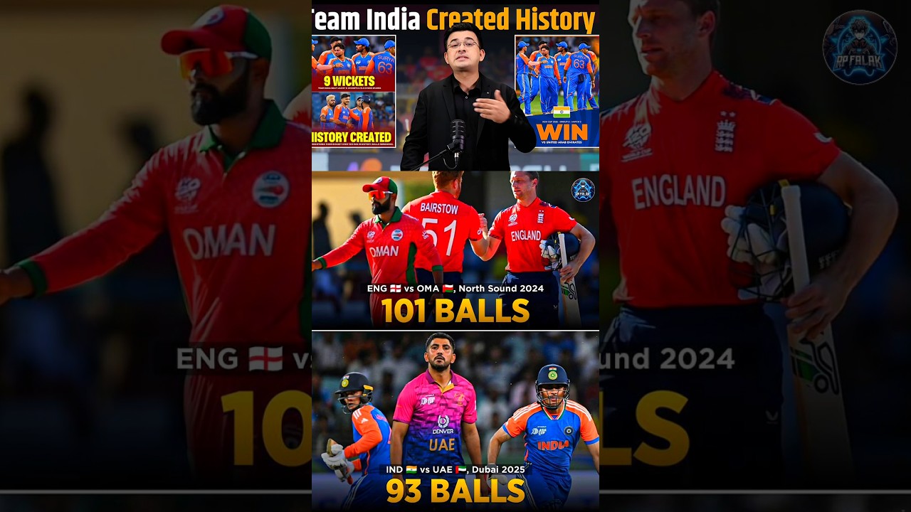 india vs UAE second fastest match complete