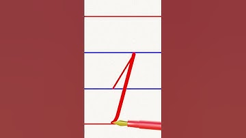 how to write small letter j in cursive handwriting