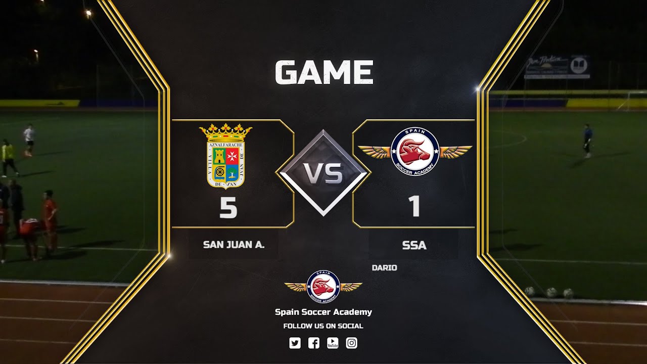 Spain Soccer Academy VS San Juan Highlights YouTube