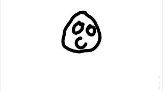 How to draw a ladybug egg person and a black and white egg person + The regular eggs
