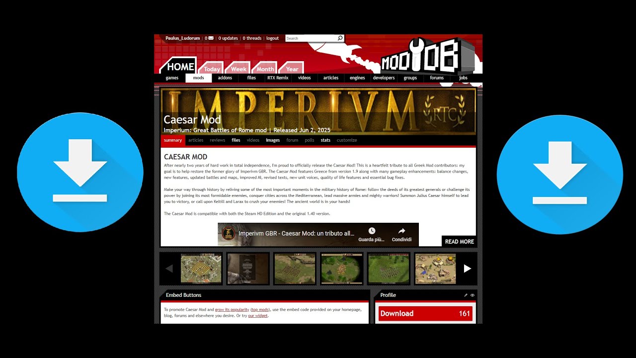 Imperivm GBR - Caesar Mod: installazione