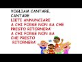 Vogliam cantare