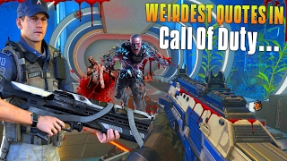 WEIRDEST QUOTES IN CALL OF DUTY… (Advanced Warfare Exo Zombies Funny Moments) - MatMicMar