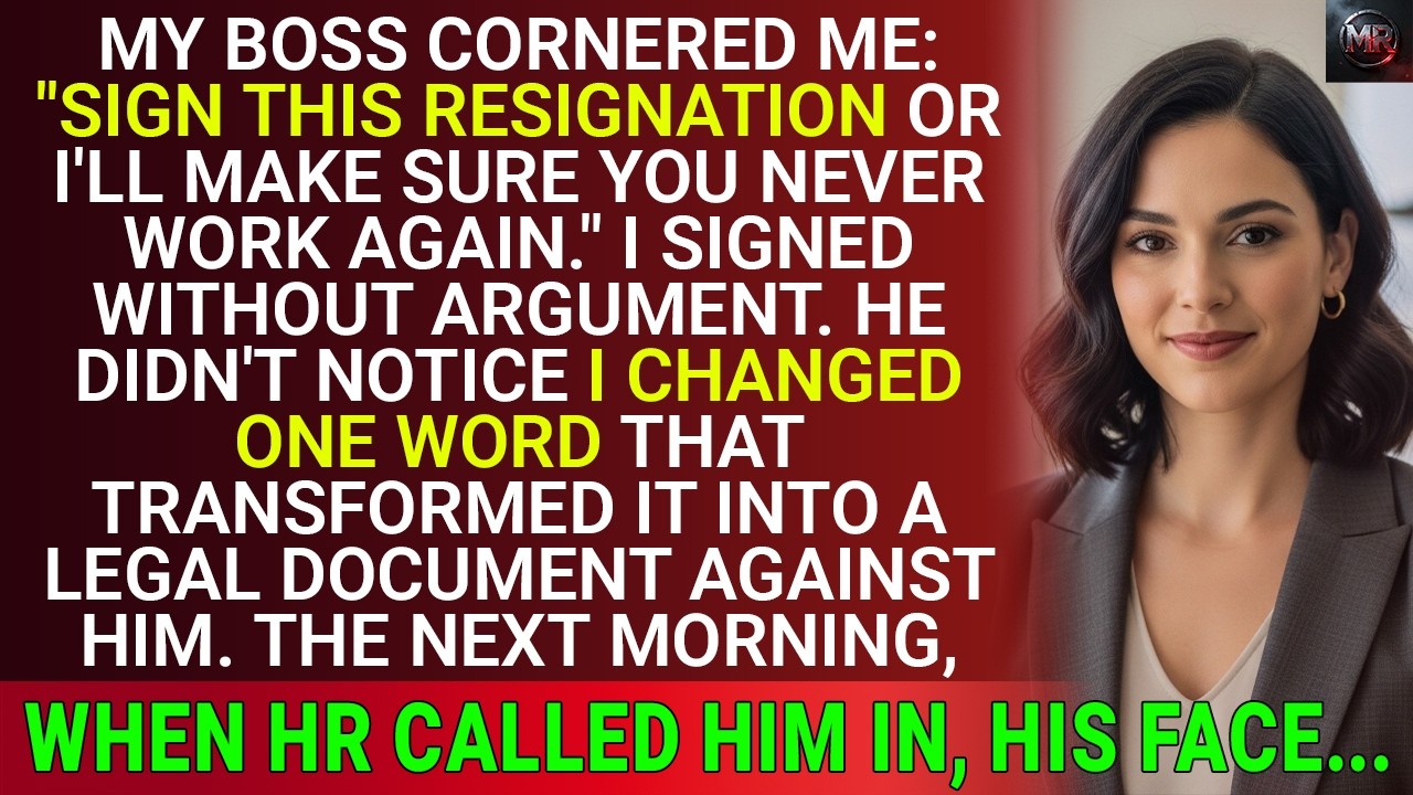 I Was INTIMIDATED Into Signing The Resignation Letter But What I Actually Signed Was Something...